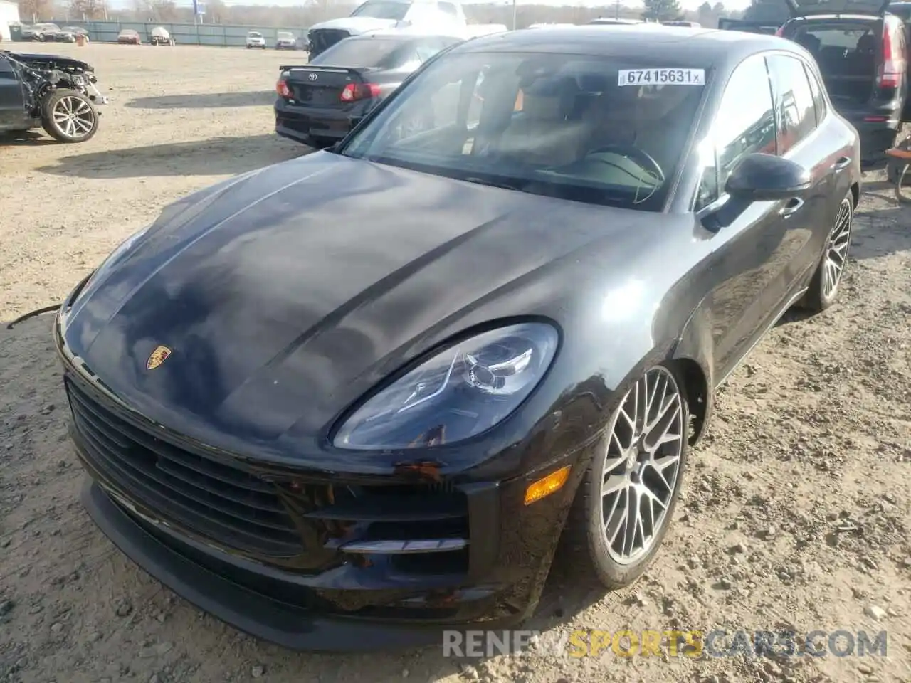 2 Photograph of a damaged car WP1AB2A53LLB33924 PORSCHE MACAN 2020