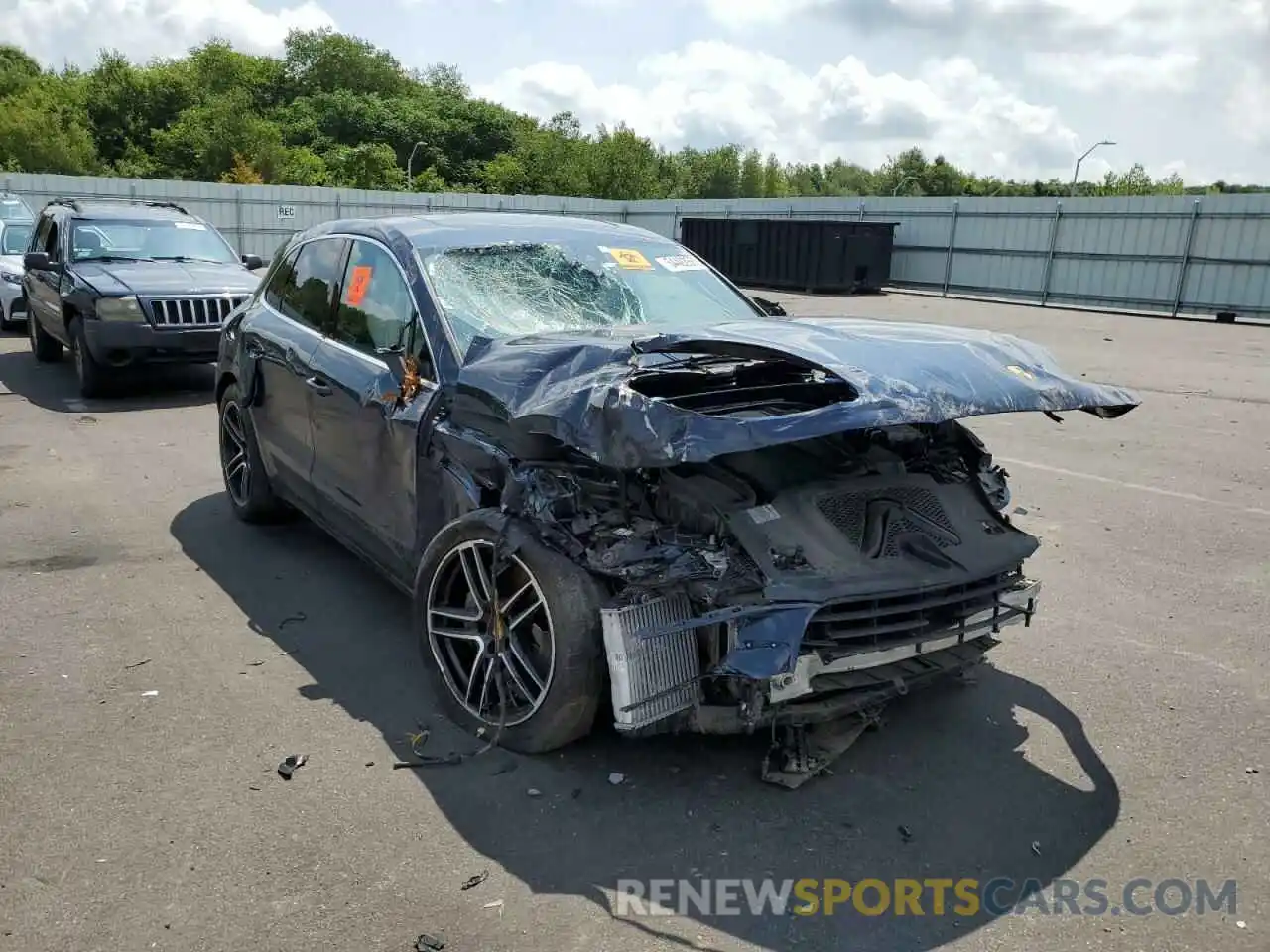 1 Photograph of a damaged car WP1AB2A53LLB34488 PORSCHE MACAN 2020