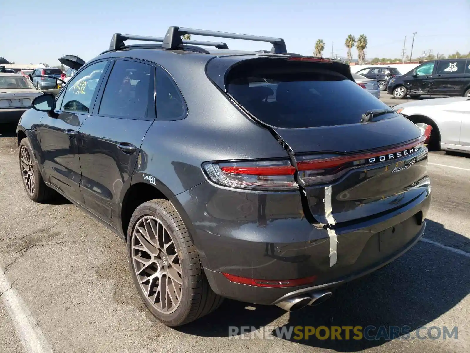 3 Photograph of a damaged car WP1AB2A54LLB30384 PORSCHE MACAN 2020