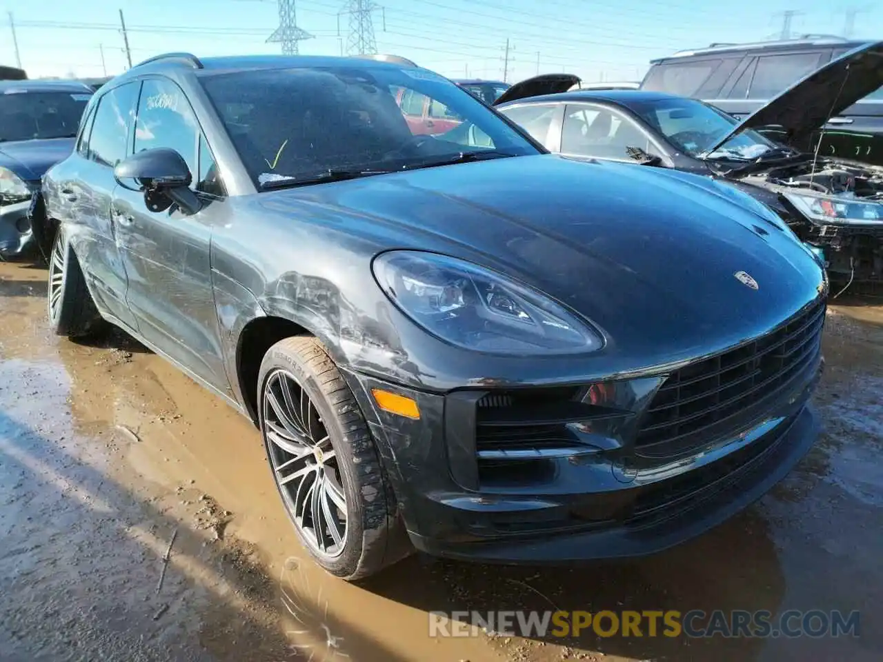 1 Photograph of a damaged car WP1AB2A54LLB32135 PORSCHE MACAN 2020