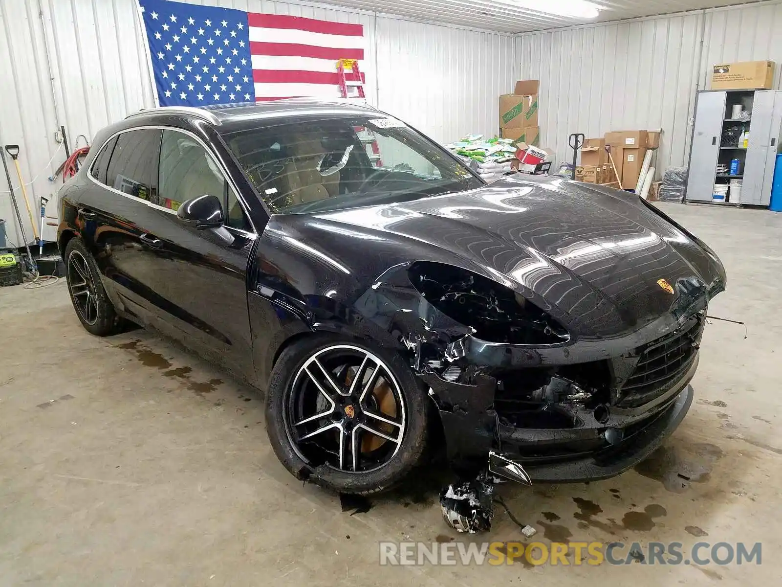 1 Photograph of a damaged car WP1AB2A54LLB34225 PORSCHE MACAN 2020