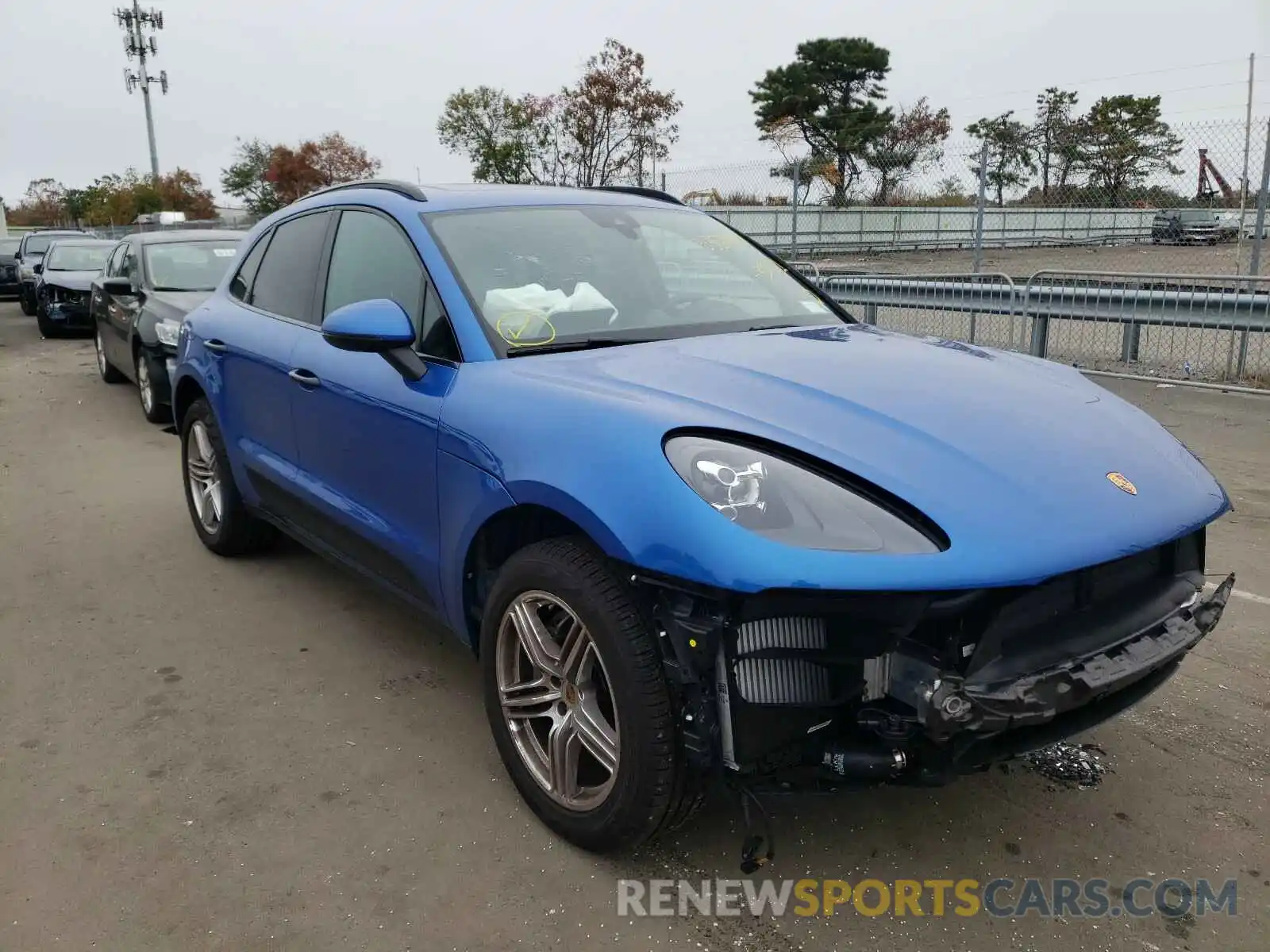 1 Photograph of a damaged car WP1AB2A54LLB37271 PORSCHE MACAN 2020