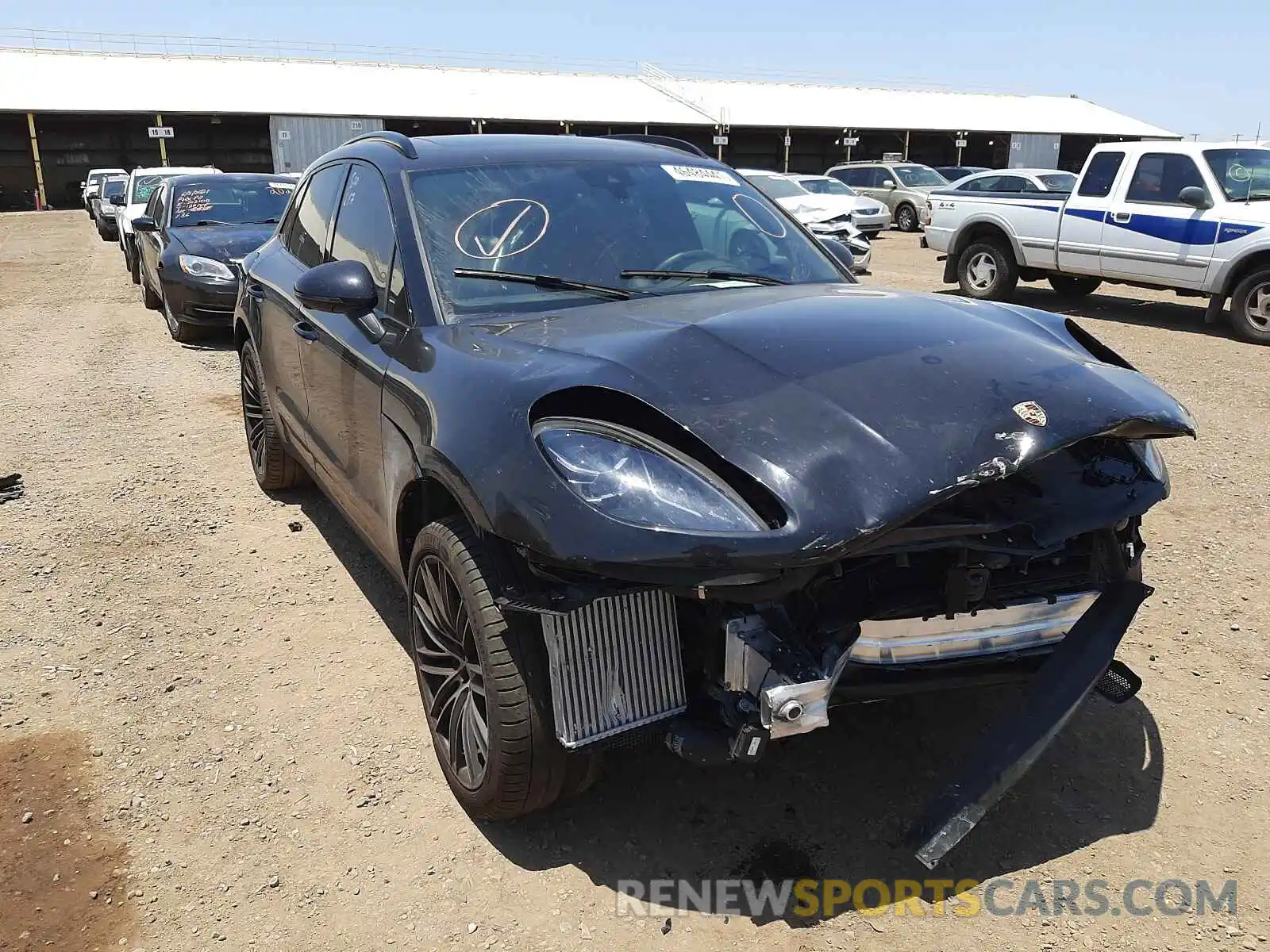 1 Photograph of a damaged car WP1AB2A55LLB34749 PORSCHE MACAN 2020