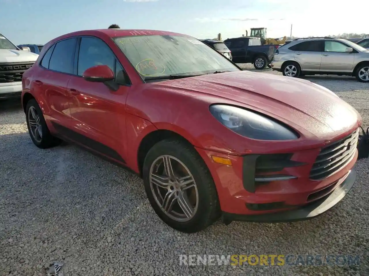 1 Photograph of a damaged car WP1AB2A55LLB36159 PORSCHE MACAN 2020