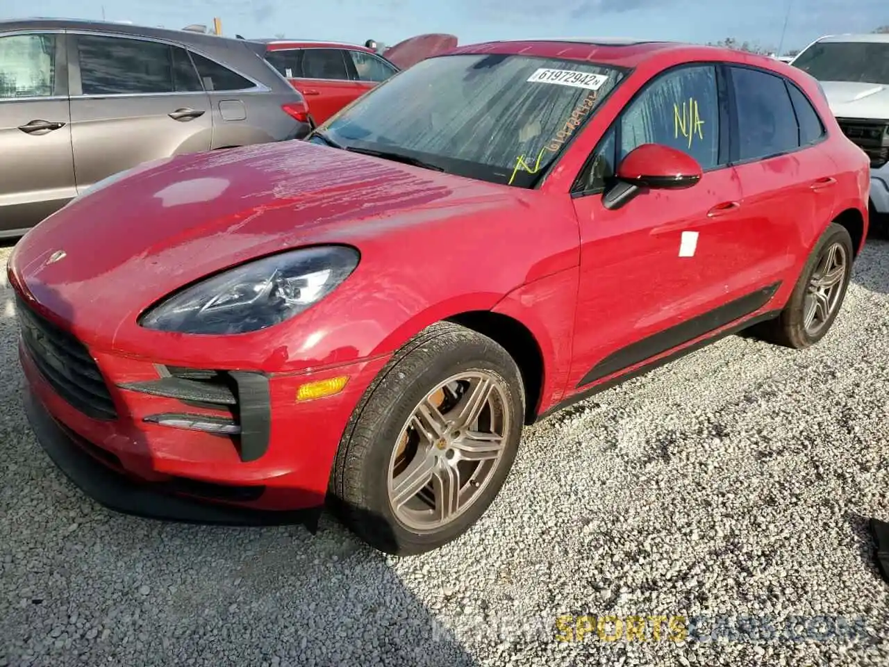 2 Photograph of a damaged car WP1AB2A55LLB36159 PORSCHE MACAN 2020