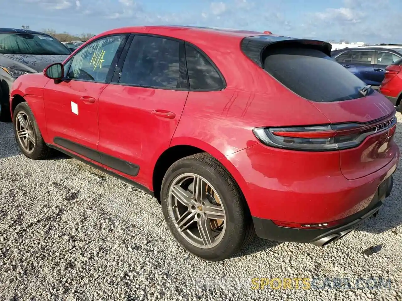 3 Photograph of a damaged car WP1AB2A55LLB36159 PORSCHE MACAN 2020