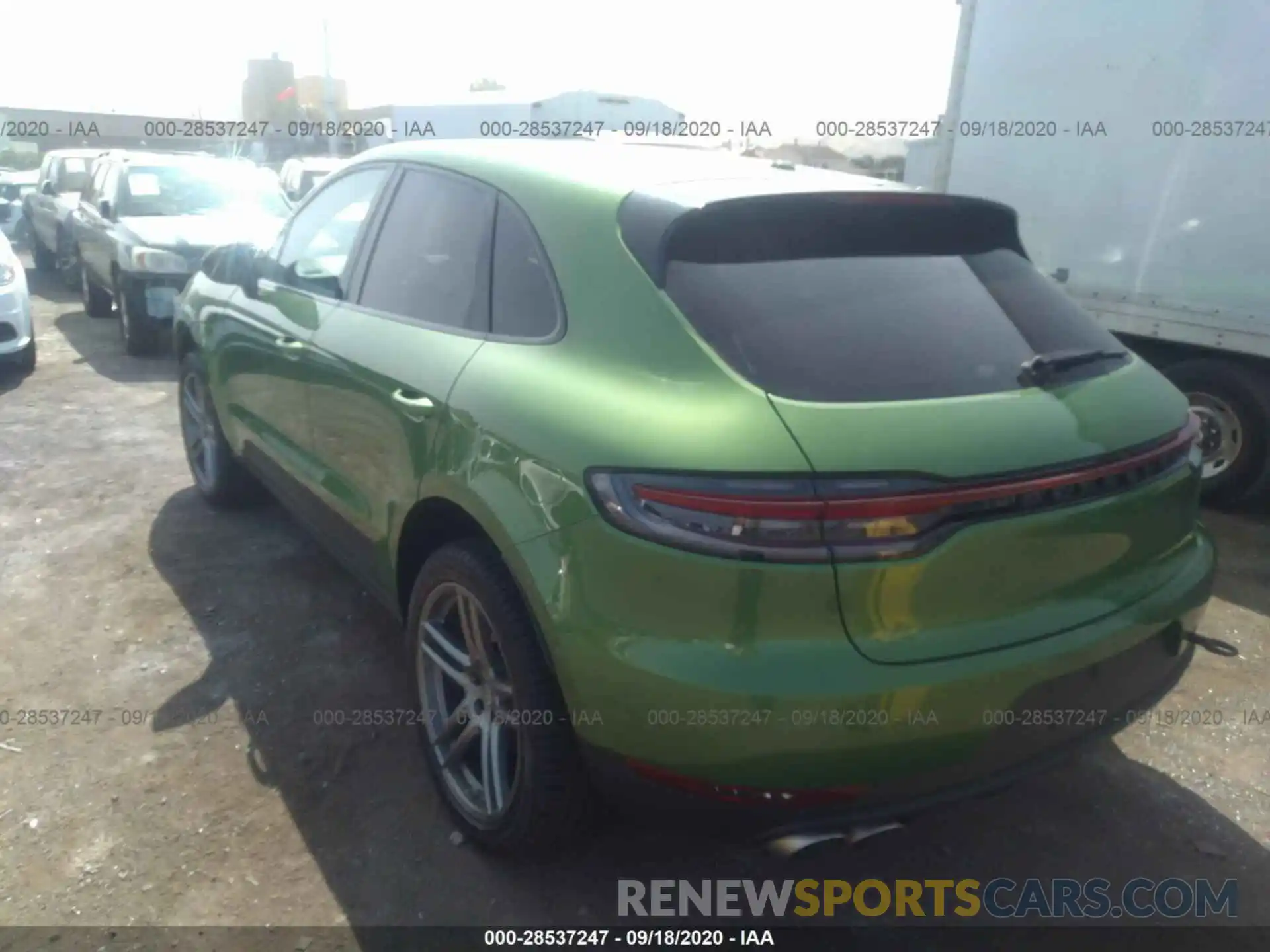 3 Фотография поврежденного автомобиля WP1AB2A55LLB36291 PORSCHE MACAN 2020