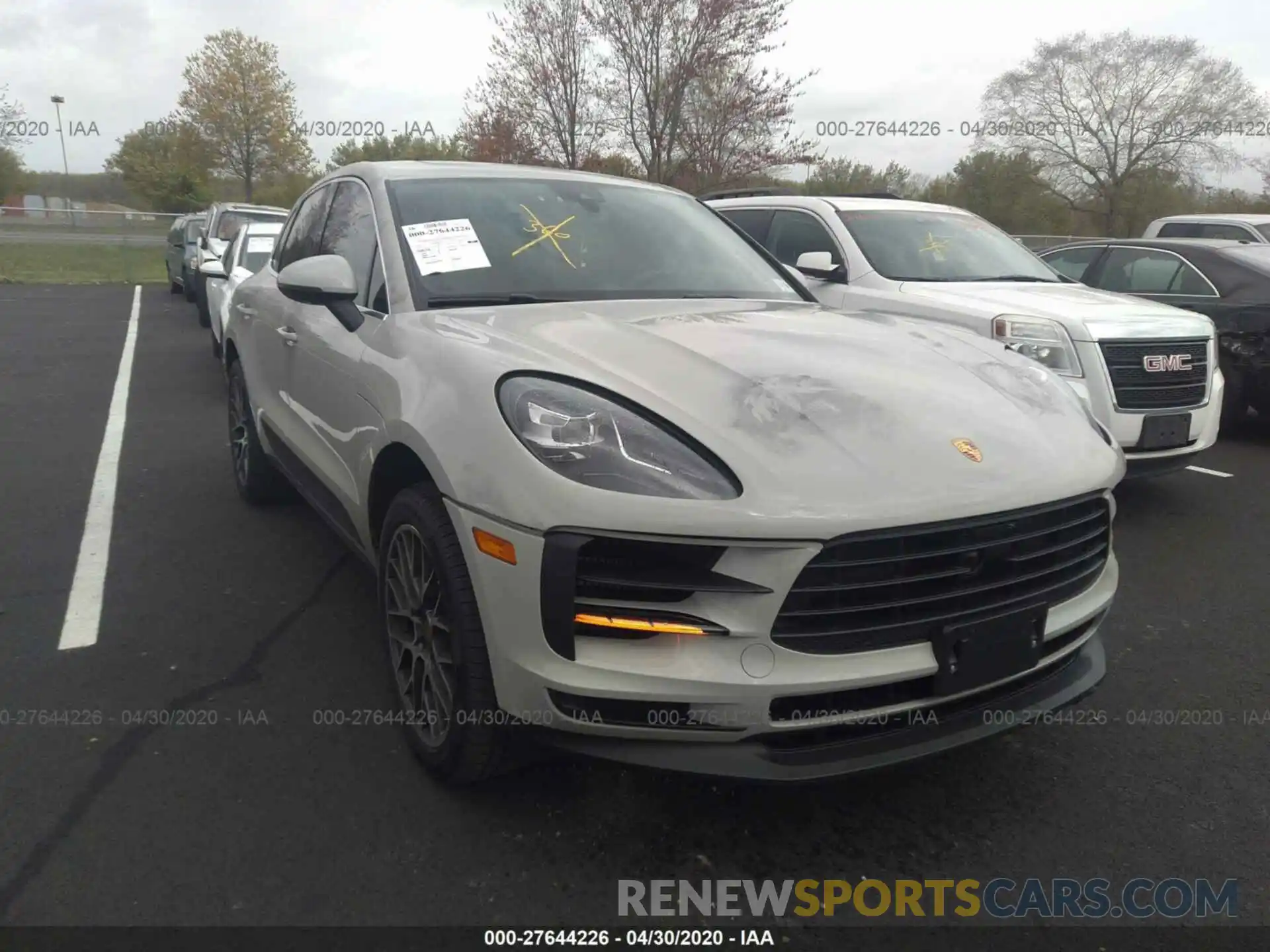 1 Photograph of a damaged car WP1AB2A56LLB30547 PORSCHE MACAN 2020