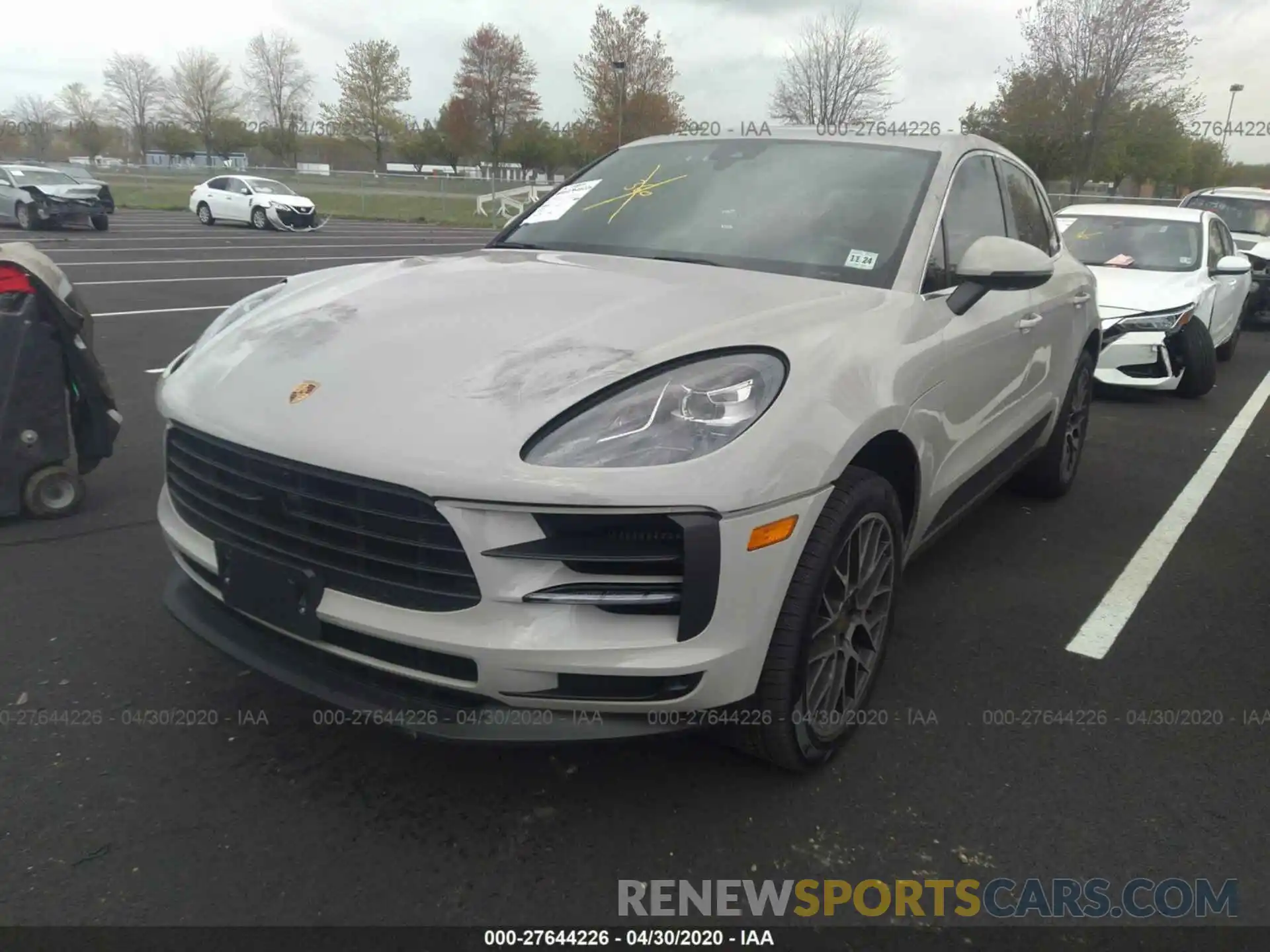 2 Photograph of a damaged car WP1AB2A56LLB30547 PORSCHE MACAN 2020