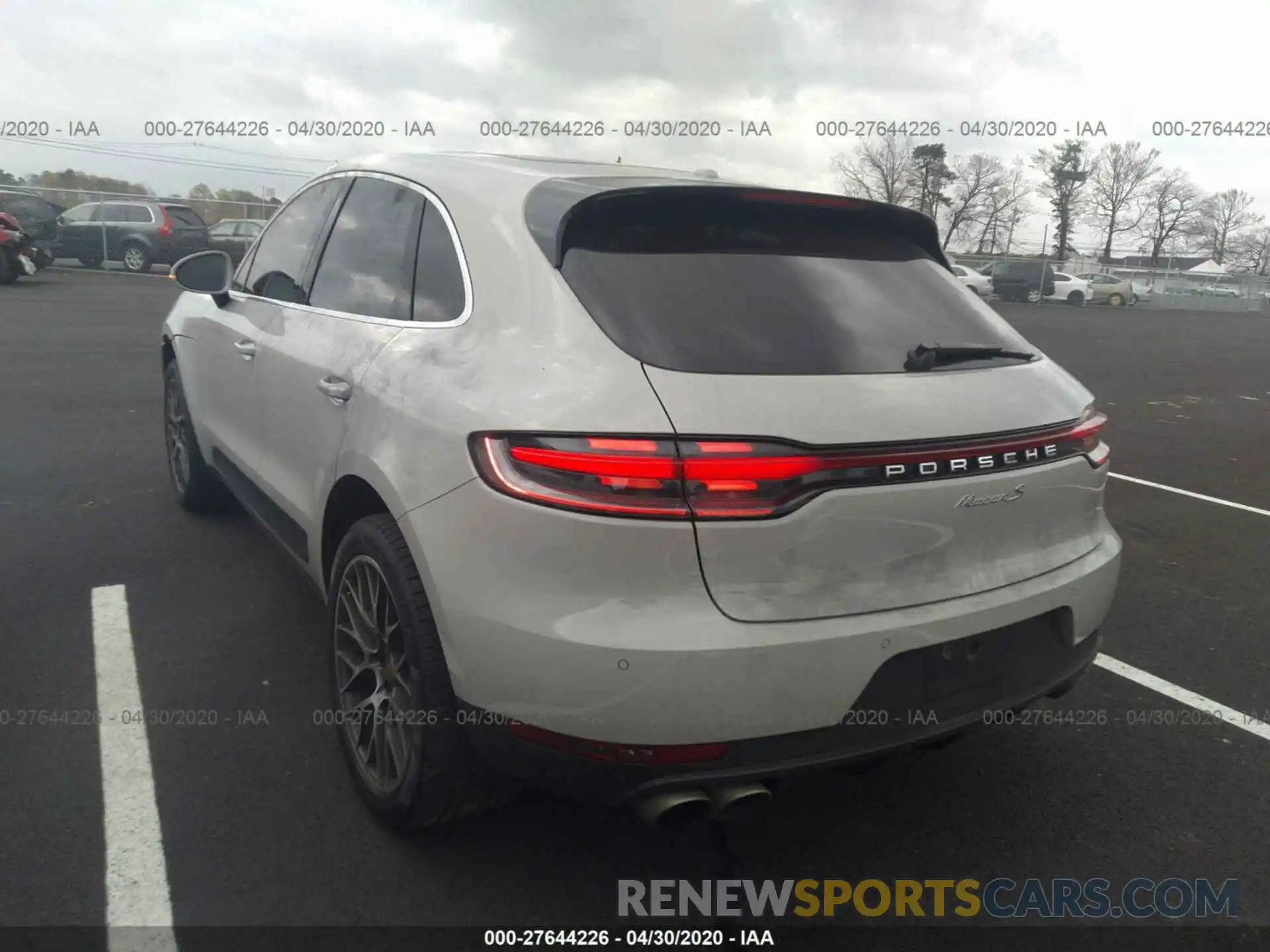 3 Photograph of a damaged car WP1AB2A56LLB30547 PORSCHE MACAN 2020