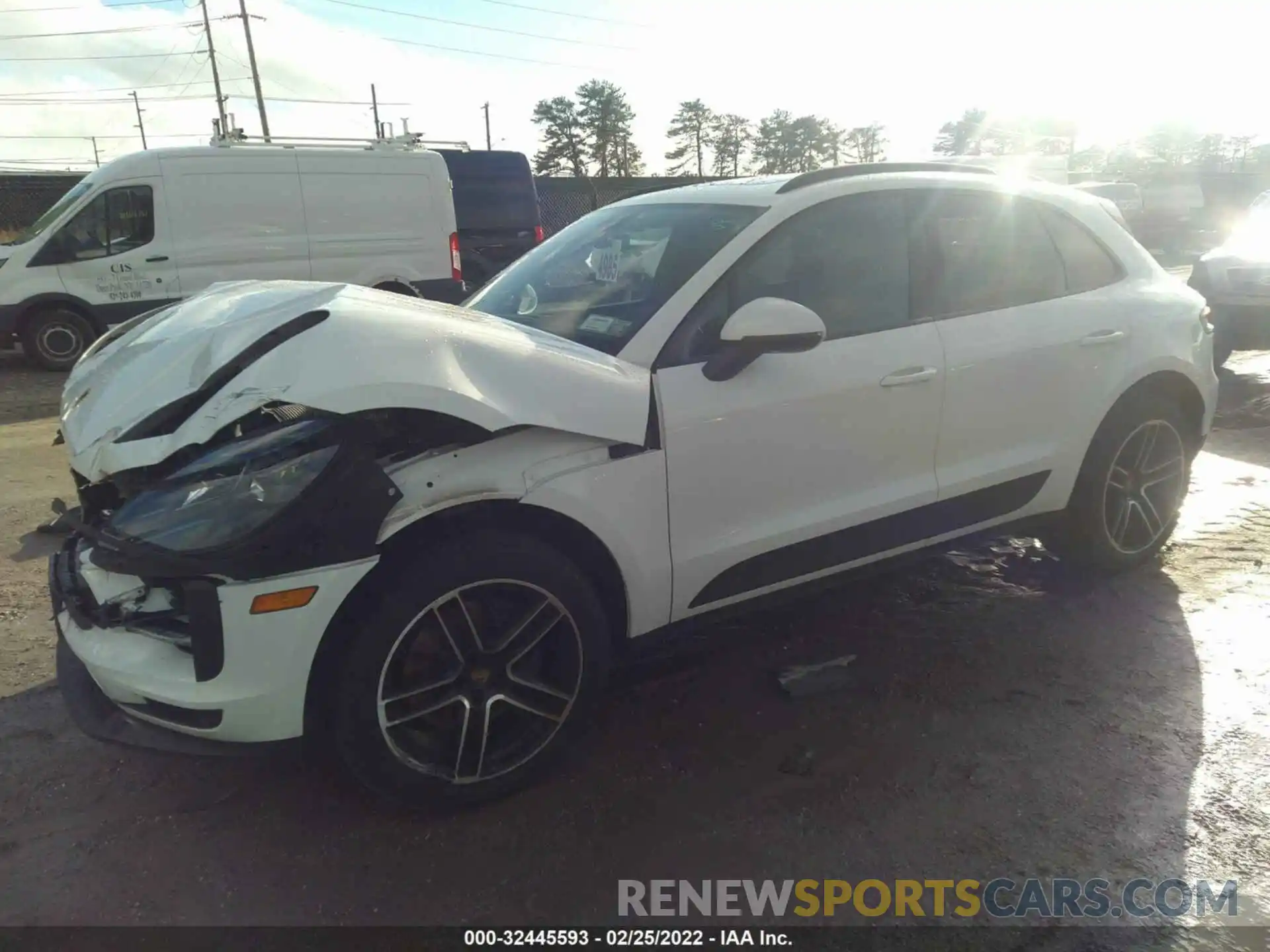 2 Photograph of a damaged car WP1AB2A56LLB34274 PORSCHE MACAN 2020