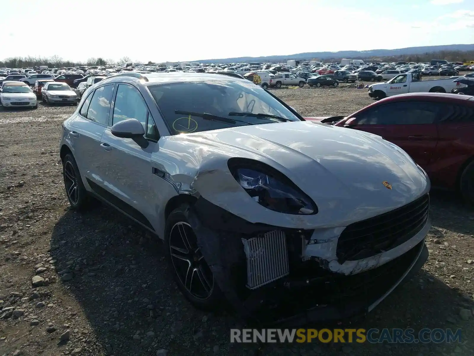 1 Photograph of a damaged car WP1AB2A57LLB32100 PORSCHE MACAN 2020