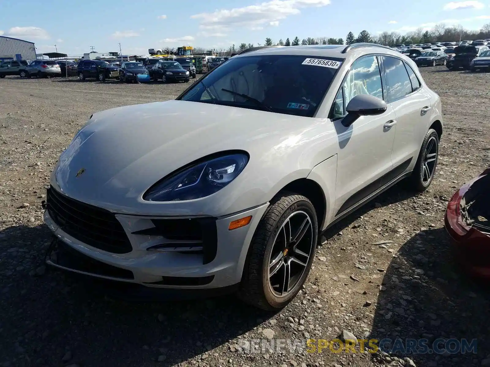 2 Photograph of a damaged car WP1AB2A57LLB32100 PORSCHE MACAN 2020