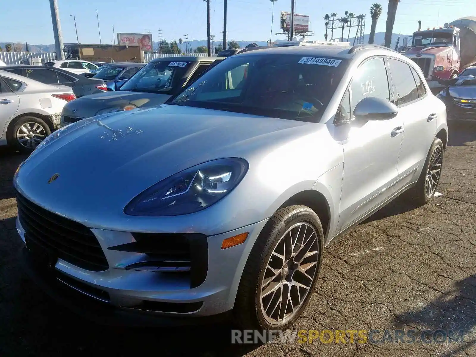 2 Photograph of a damaged car WP1AB2A57LLB33540 PORSCHE MACAN 2020