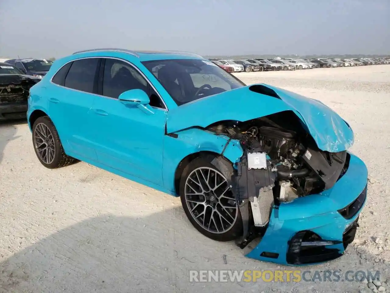 1 Photograph of a damaged car WP1AB2A57LLB36681 PORSCHE MACAN 2020