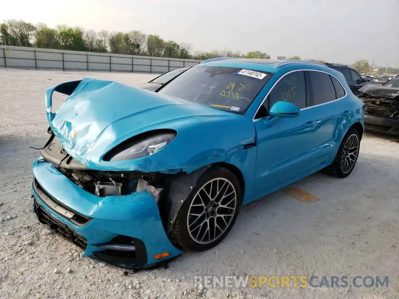 2 Photograph of a damaged car WP1AB2A57LLB36681 PORSCHE MACAN 2020