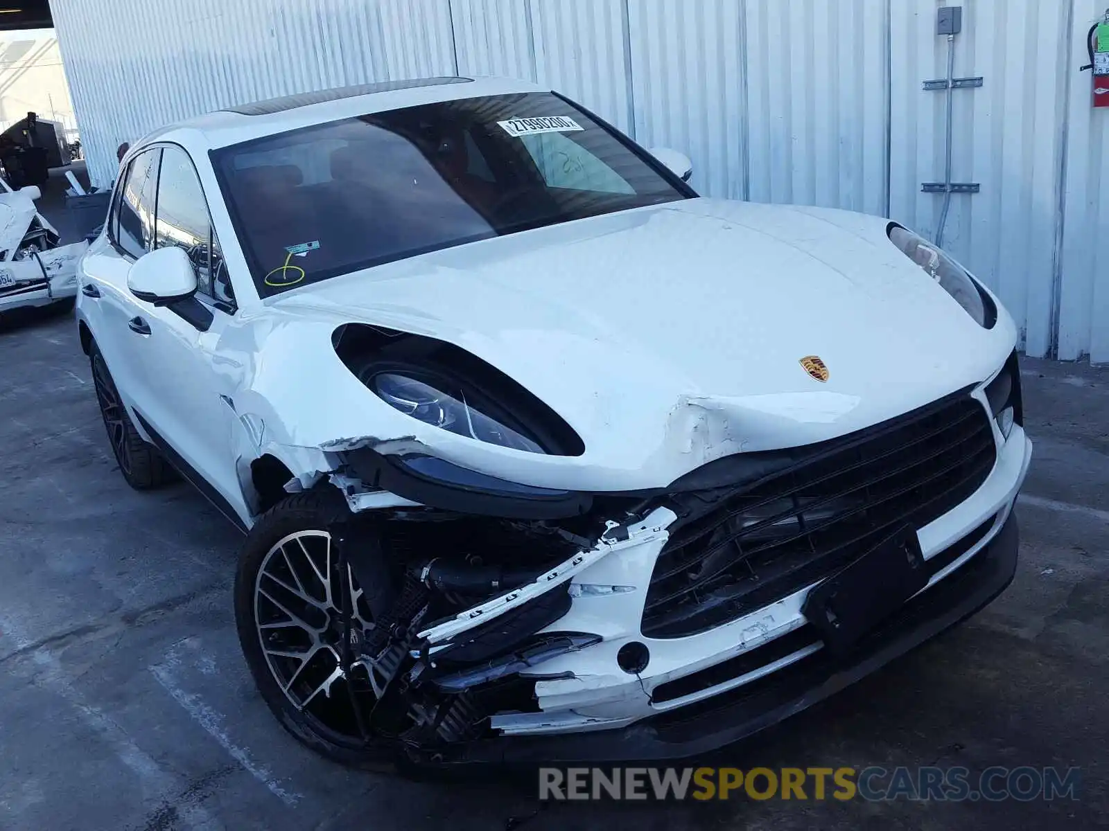 1 Photograph of a damaged car WP1AB2A58LLB31909 PORSCHE MACAN 2020