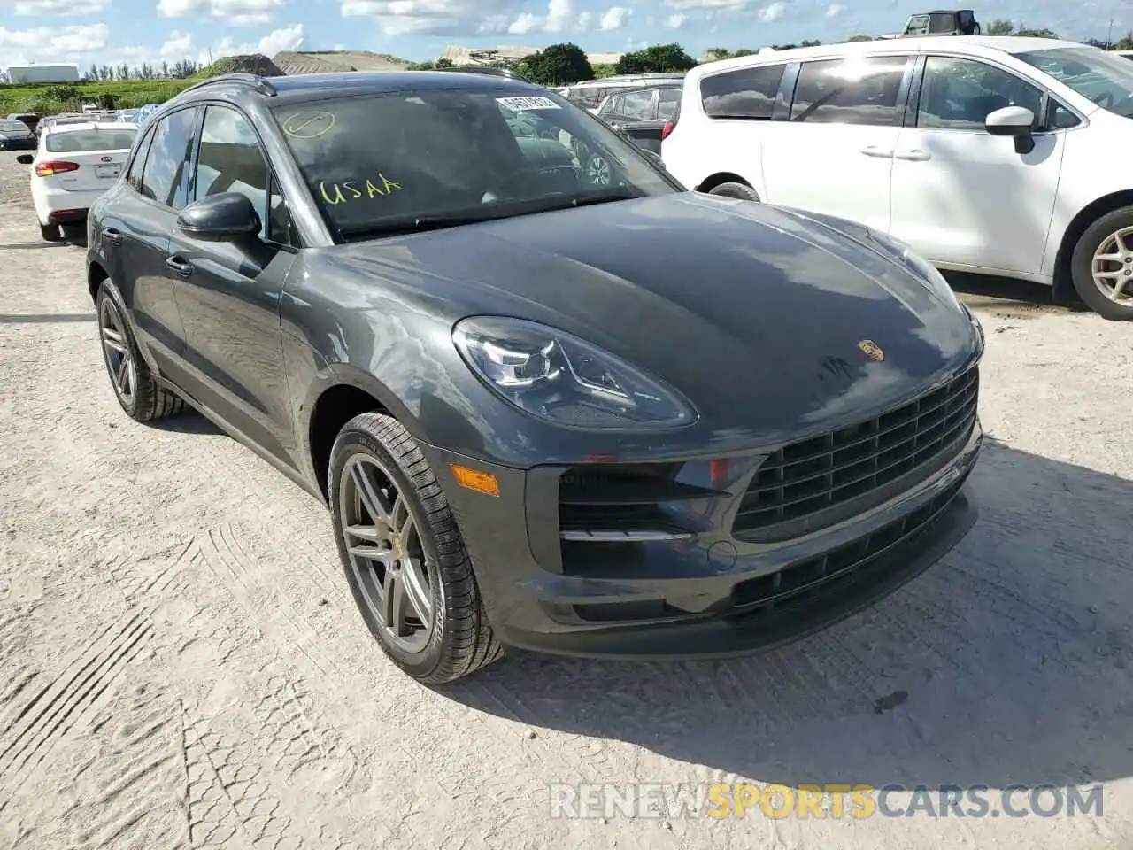 1 Photograph of a damaged car WP1AB2A58LLB33322 PORSCHE MACAN 2020