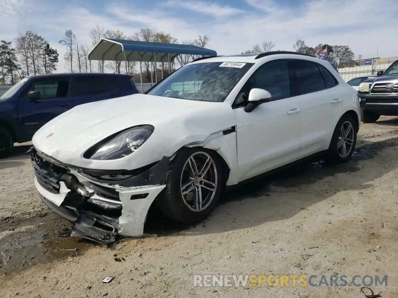 1 Photograph of a damaged car WP1AB2A58LLB36513 PORSCHE MACAN 2020