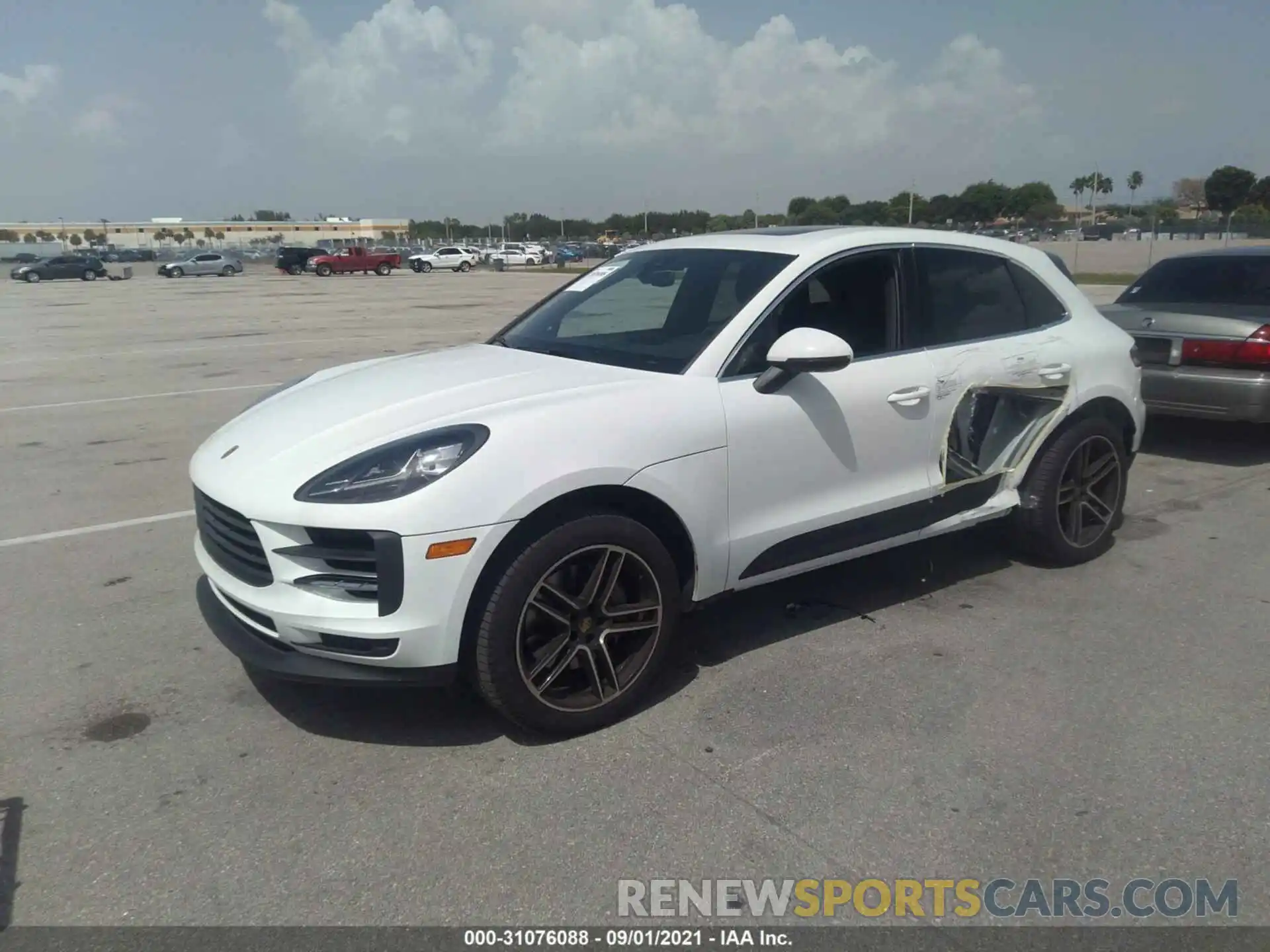 2 Photograph of a damaged car WP1AB2A58LLB36589 PORSCHE MACAN 2020