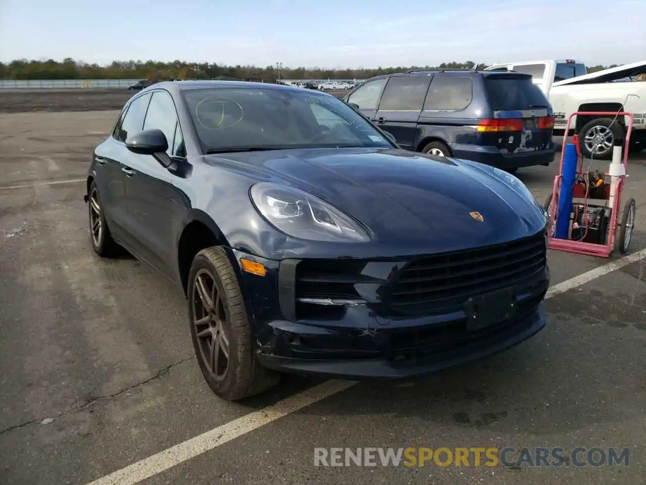 1 Photograph of a damaged car WP1AB2A58LLB37290 PORSCHE MACAN 2020