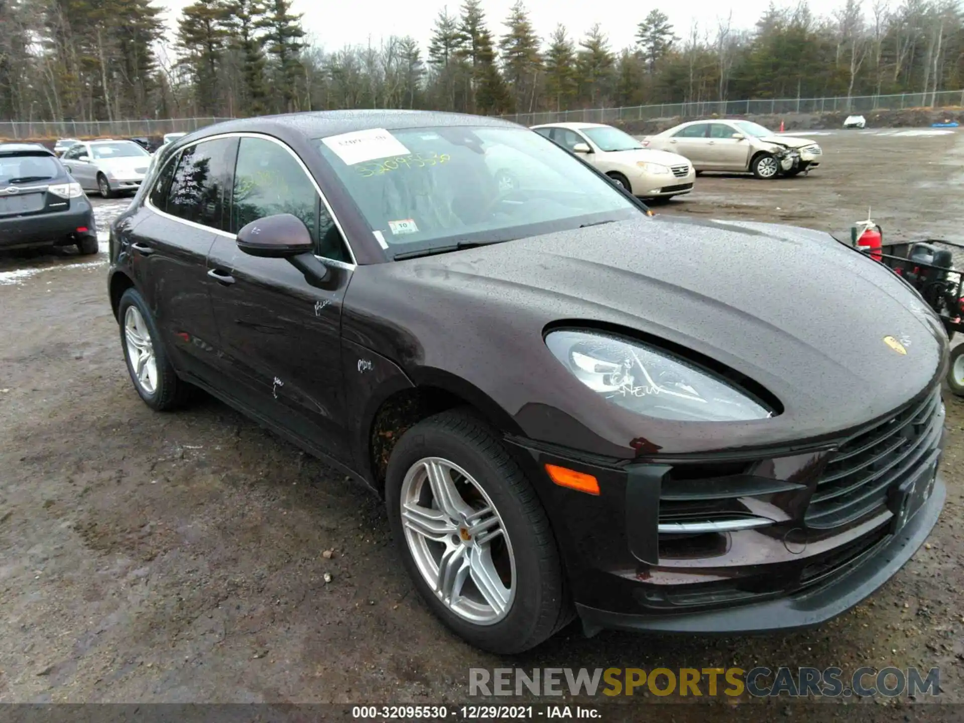 1 Photograph of a damaged car WP1AB2A59LLB30316 PORSCHE MACAN 2020