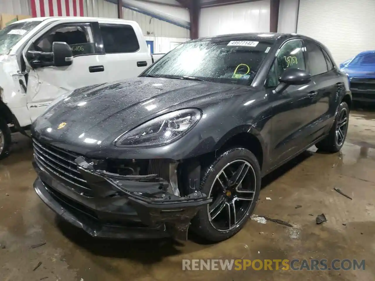 2 Photograph of a damaged car WP1AB2A59LLB32034 PORSCHE MACAN 2020