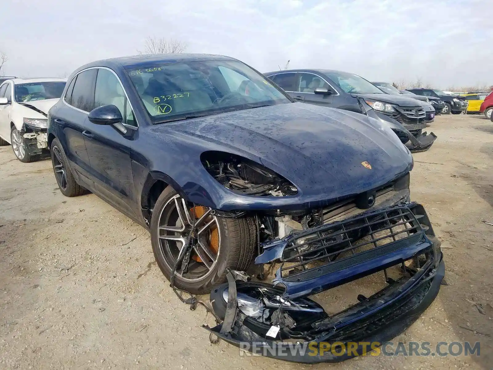 1 Photograph of a damaged car WP1AB2A59LLB32227 PORSCHE MACAN 2020