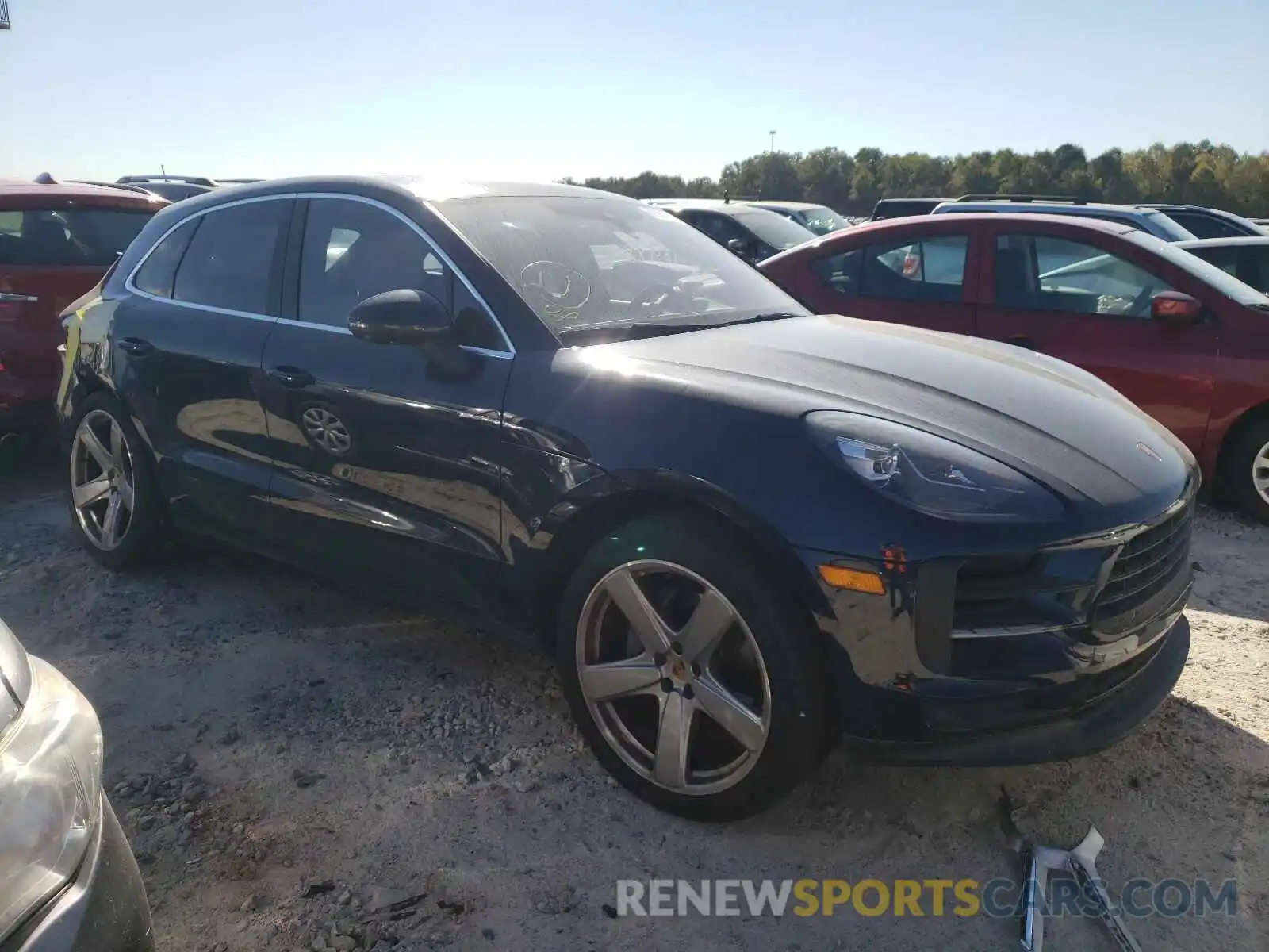 1 Photograph of a damaged car WP1AB2A59LLB35483 PORSCHE MACAN 2020