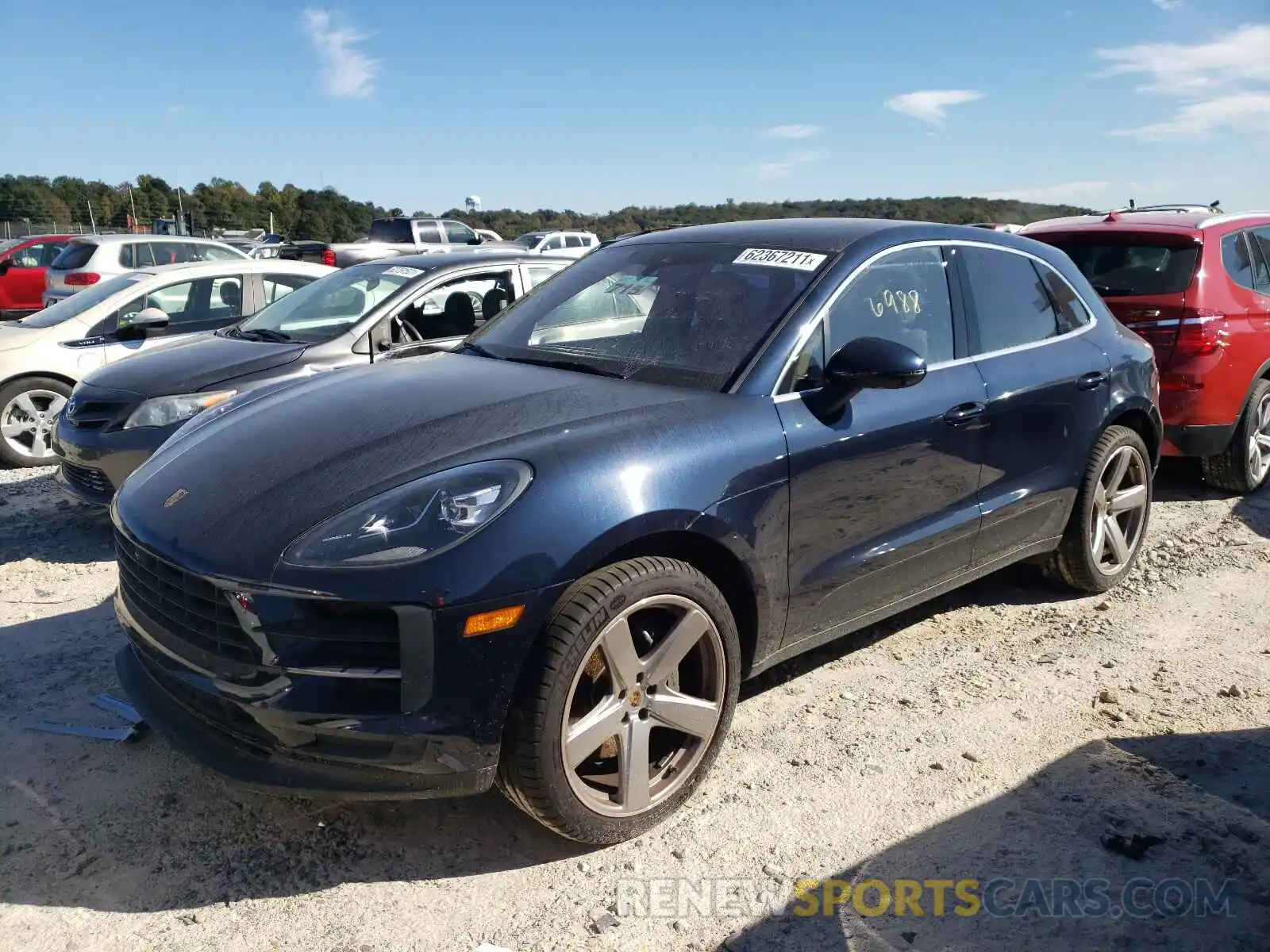 2 Photograph of a damaged car WP1AB2A59LLB35483 PORSCHE MACAN 2020