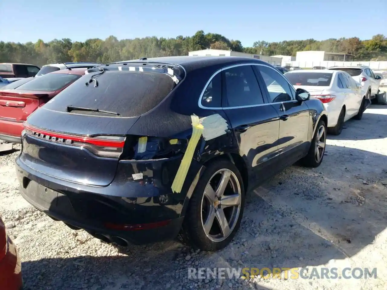 4 Photograph of a damaged car WP1AB2A59LLB35483 PORSCHE MACAN 2020