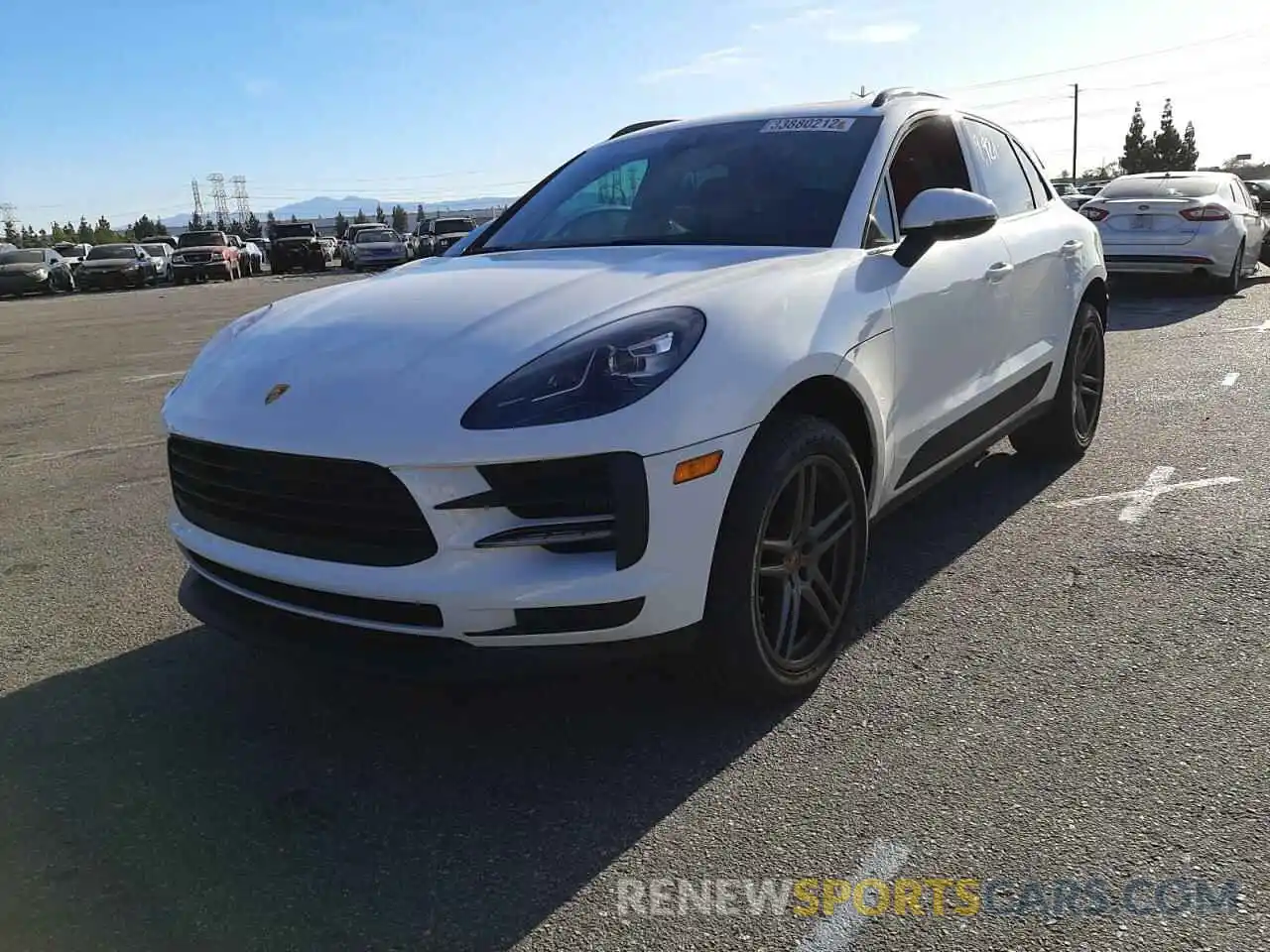 2 Photograph of a damaged car WP1AB2A59LLB37119 PORSCHE MACAN 2020