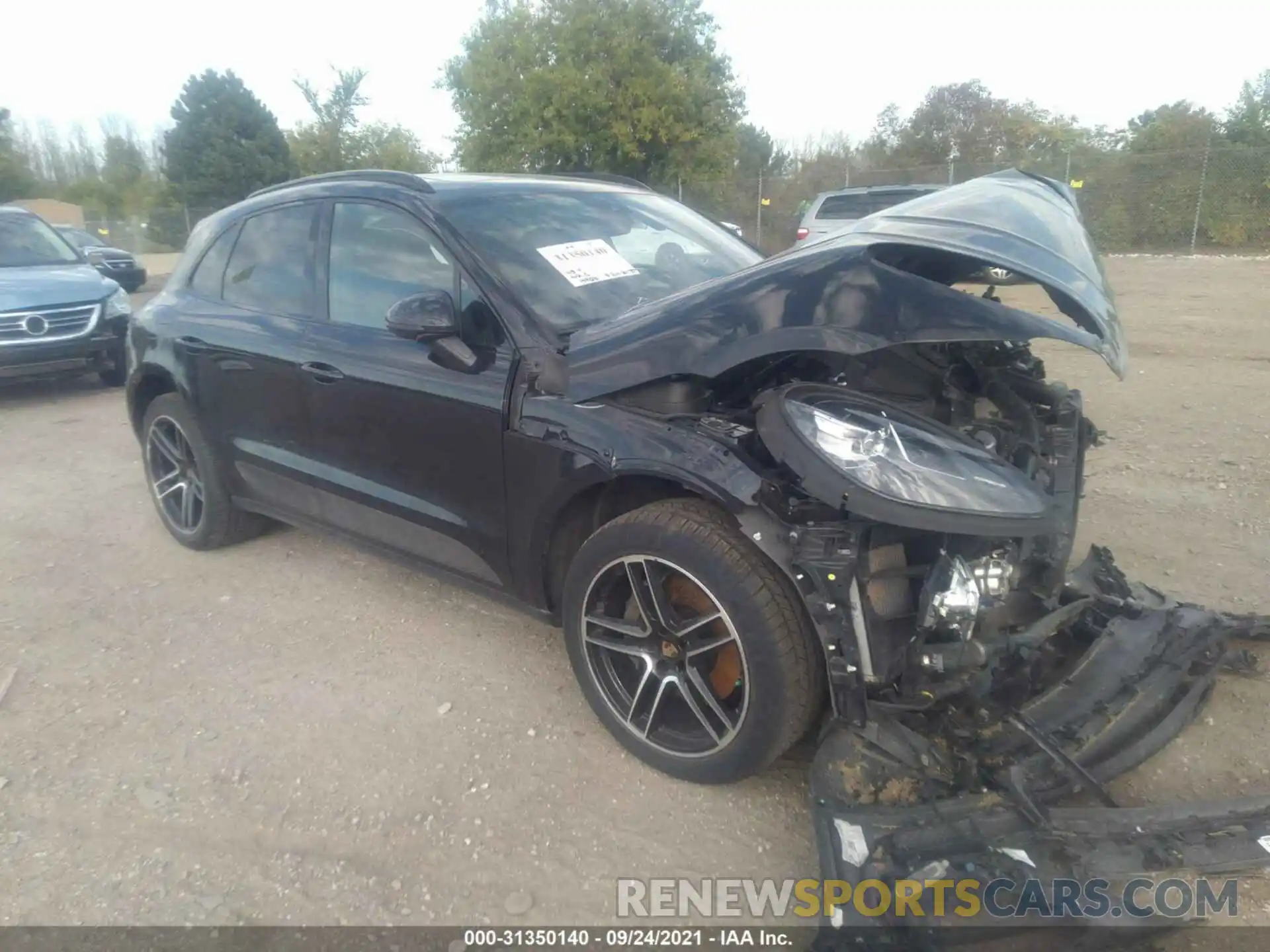 1 Photograph of a damaged car WP1AB2A59LLB37623 PORSCHE MACAN 2020