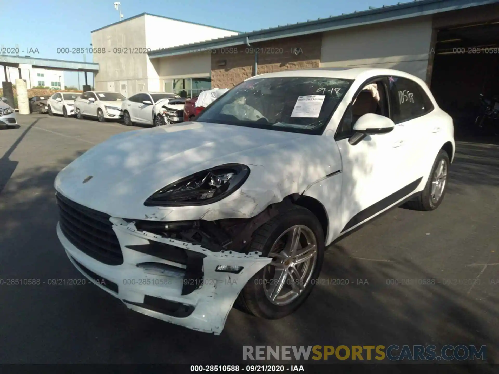 6 Photograph of a damaged car WP1AB2A5XLLB30177 PORSCHE MACAN 2020