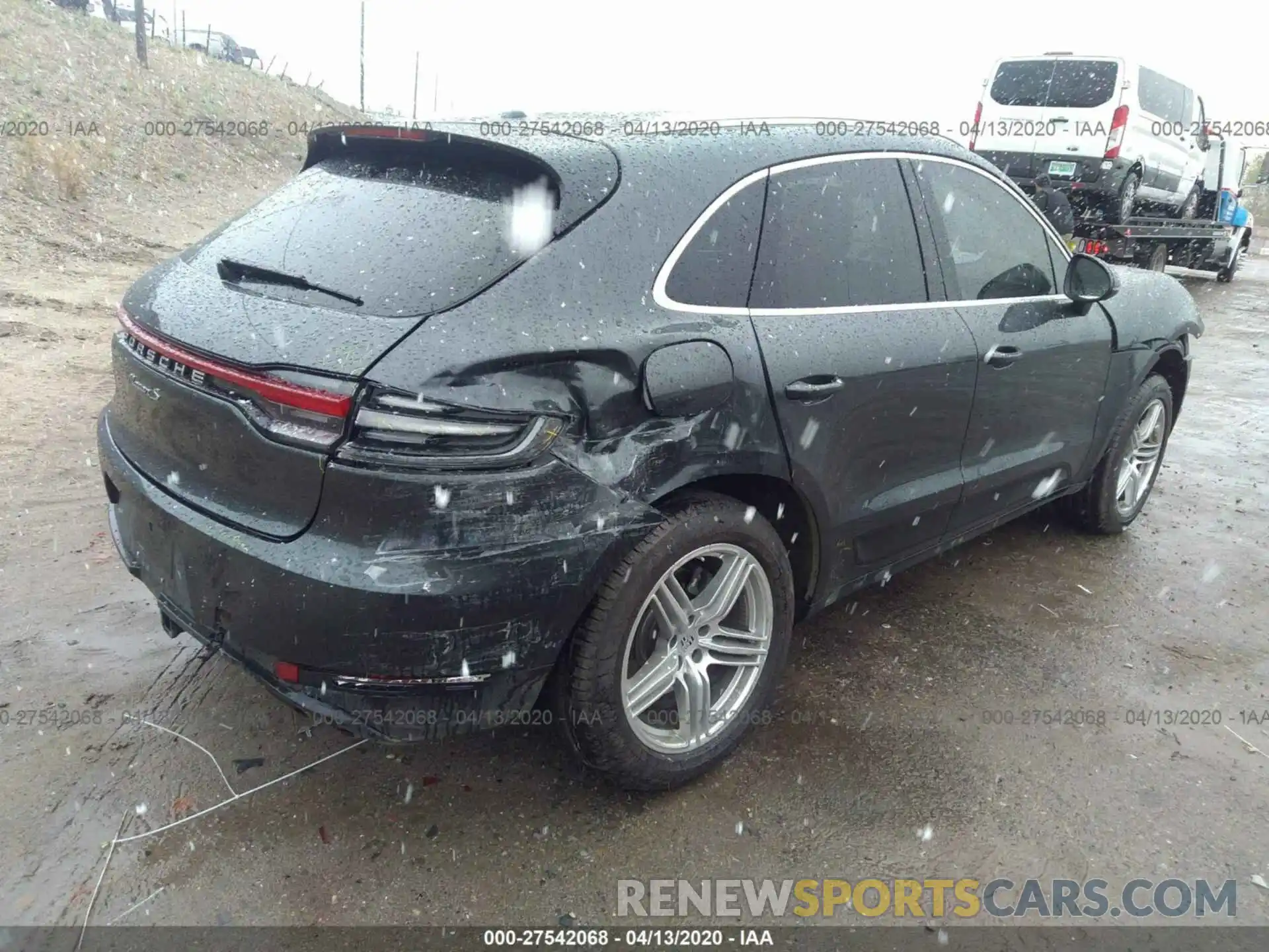 2 Photograph of a damaged car WP1AB2A5XLLB34133 PORSCHE MACAN 2020