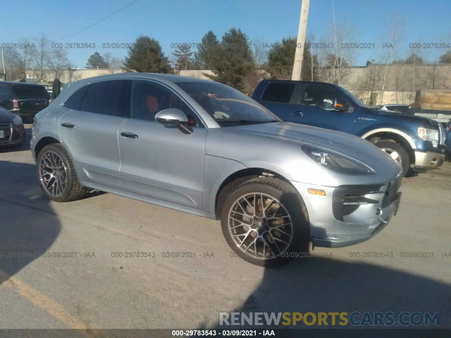 1 Photograph of a damaged car WP1AB2A5XLLB35363 PORSCHE MACAN 2020