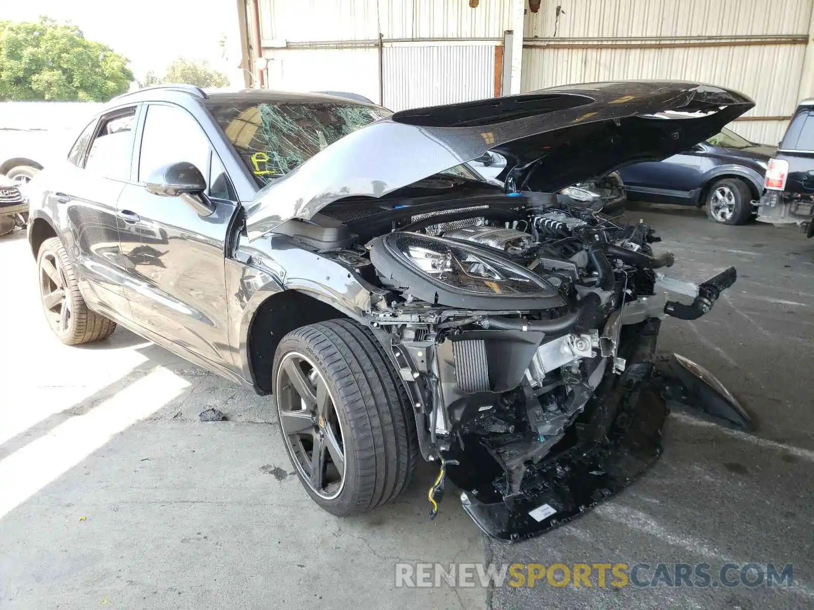 1 Photograph of a damaged car WP1AF2A50LLB60471 PORSCHE MACAN 2020