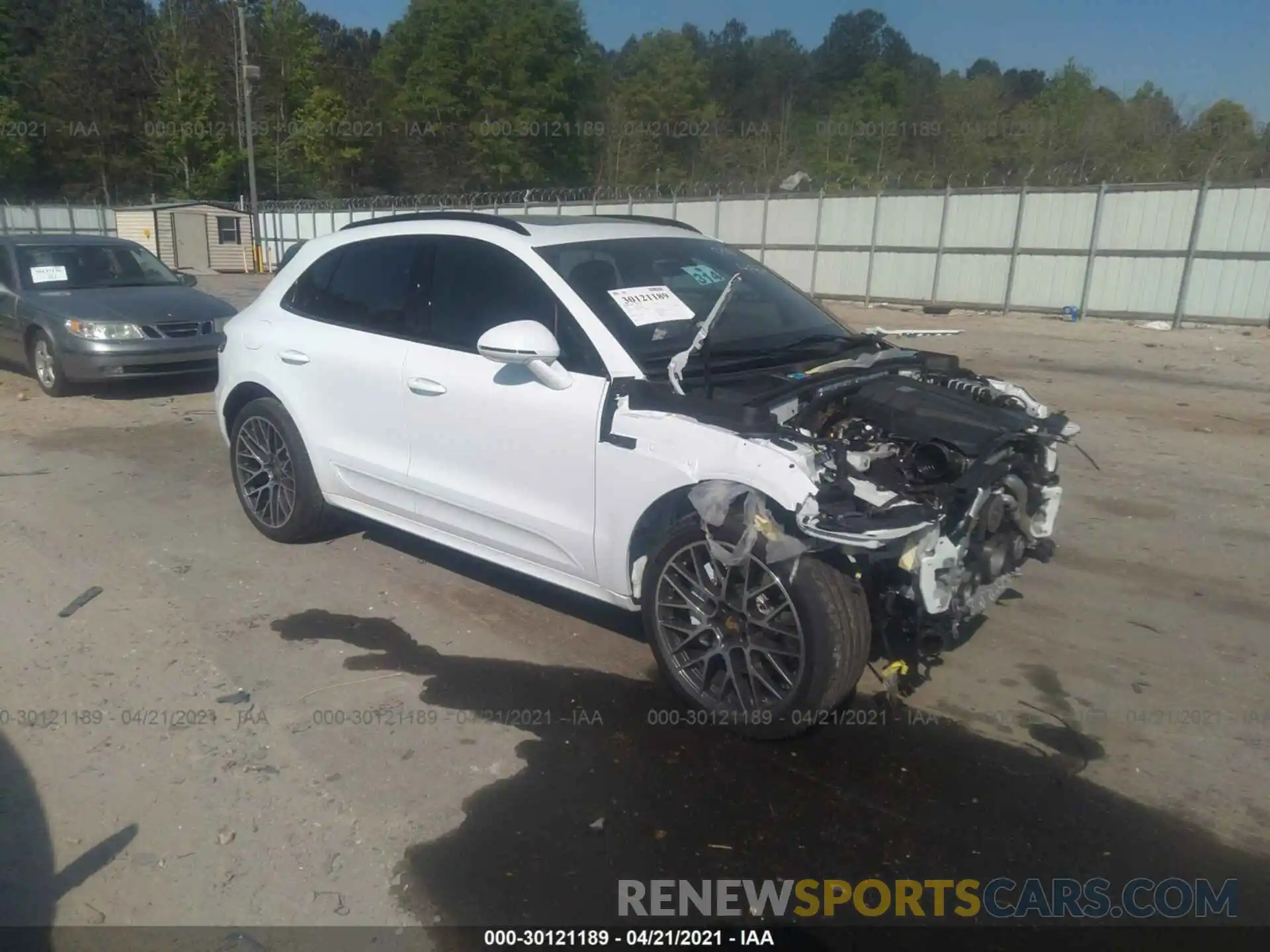 1 Photograph of a damaged car WP1AF2A56LLB60068 PORSCHE MACAN 2020