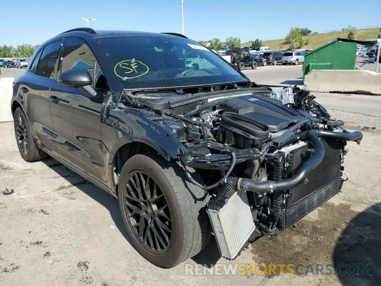 1 Photograph of a damaged car WP1AG2A50LLB55624 PORSCHE MACAN 2020