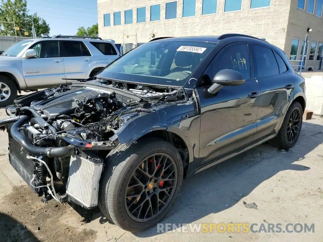 2 Photograph of a damaged car WP1AG2A50LLB55624 PORSCHE MACAN 2020