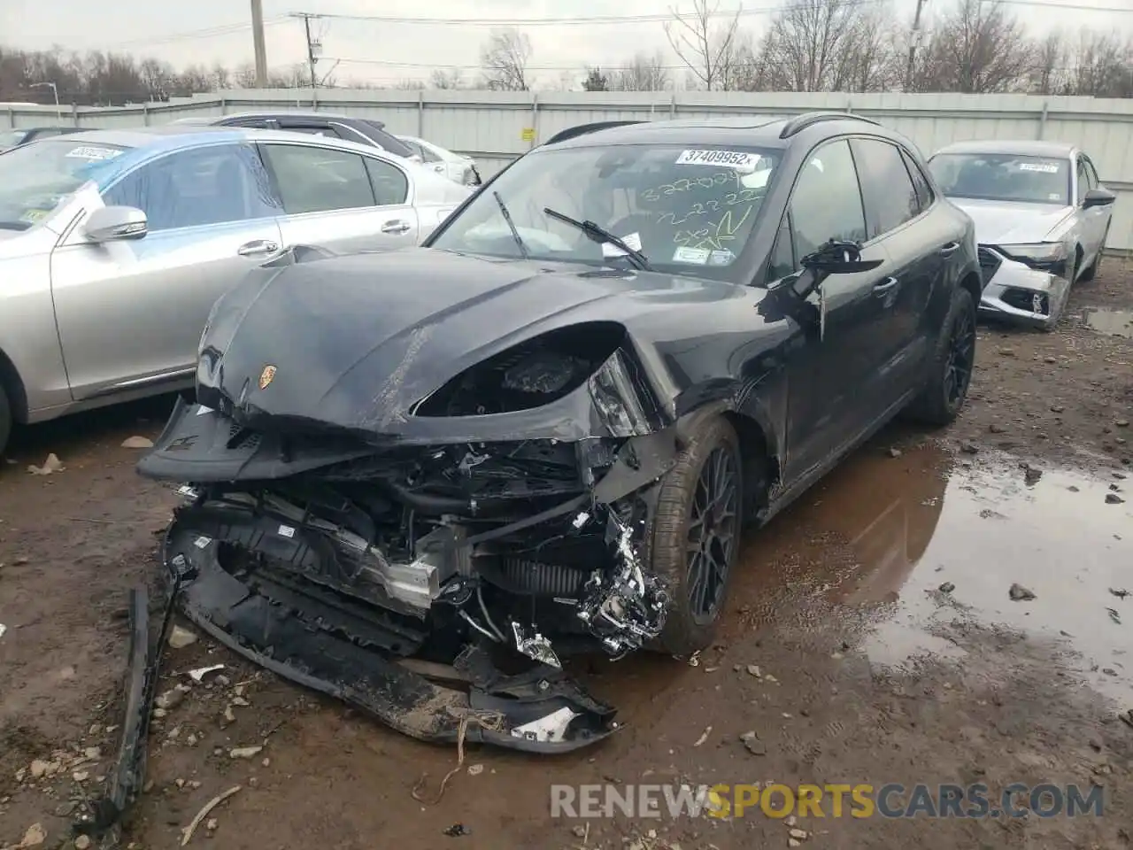 2 Photograph of a damaged car WP1AG2A51LLB55809 PORSCHE MACAN 2020