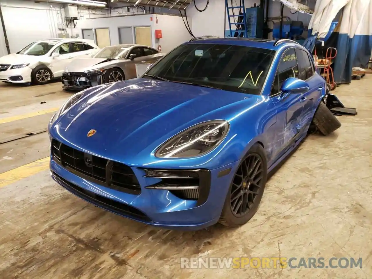 2 Photograph of a damaged car WP1AG2A55LLB56400 PORSCHE MACAN 2020