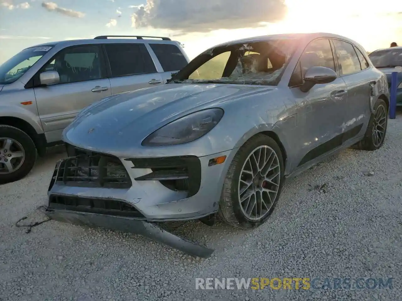 2 Photograph of a damaged car WP1AG2A59LLB55783 PORSCHE MACAN 2020