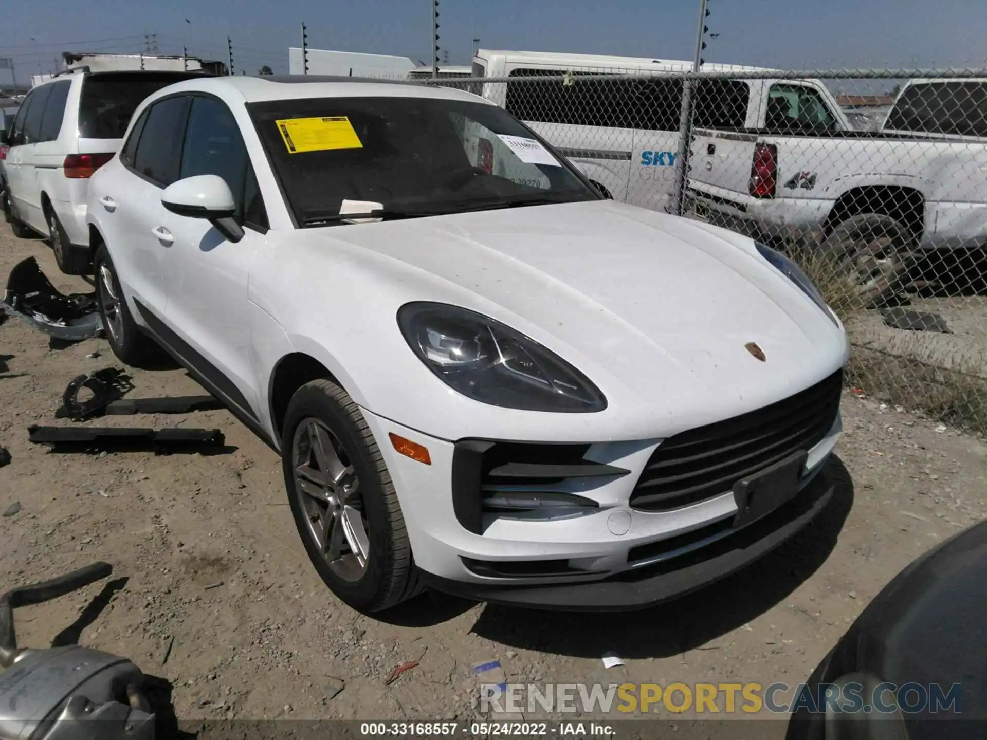 1 Photograph of a damaged car WP1AA2A50MLB00447 PORSCHE MACAN 2021