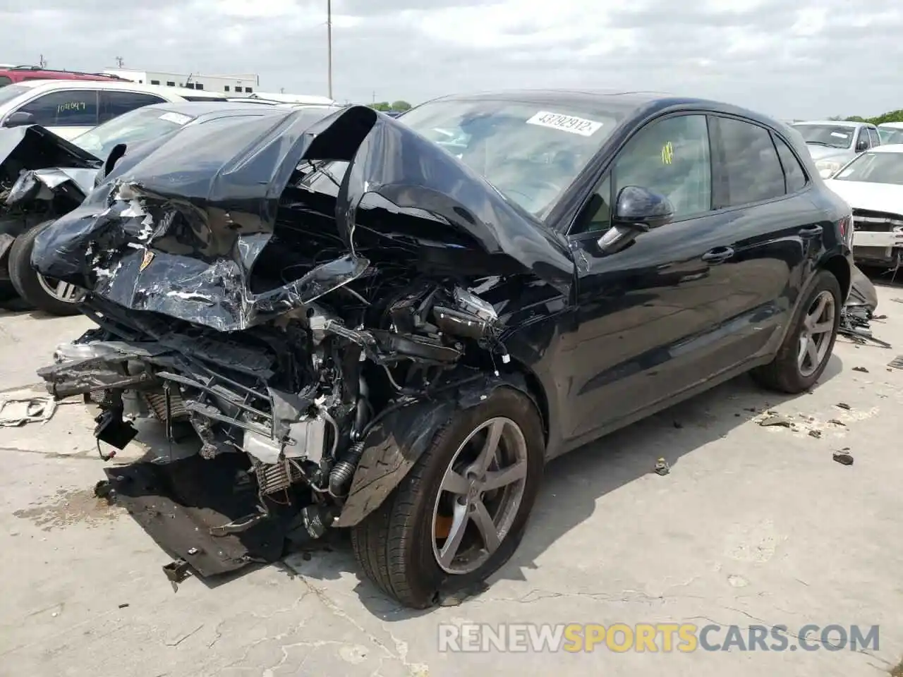 2 Photograph of a damaged car WP1AA2A50MLB03915 PORSCHE MACAN 2021