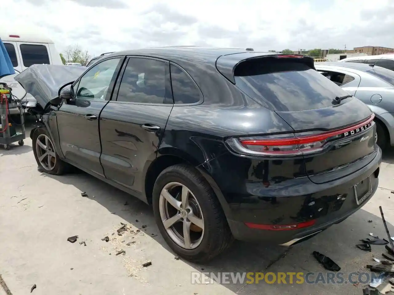 3 Photograph of a damaged car WP1AA2A50MLB03915 PORSCHE MACAN 2021