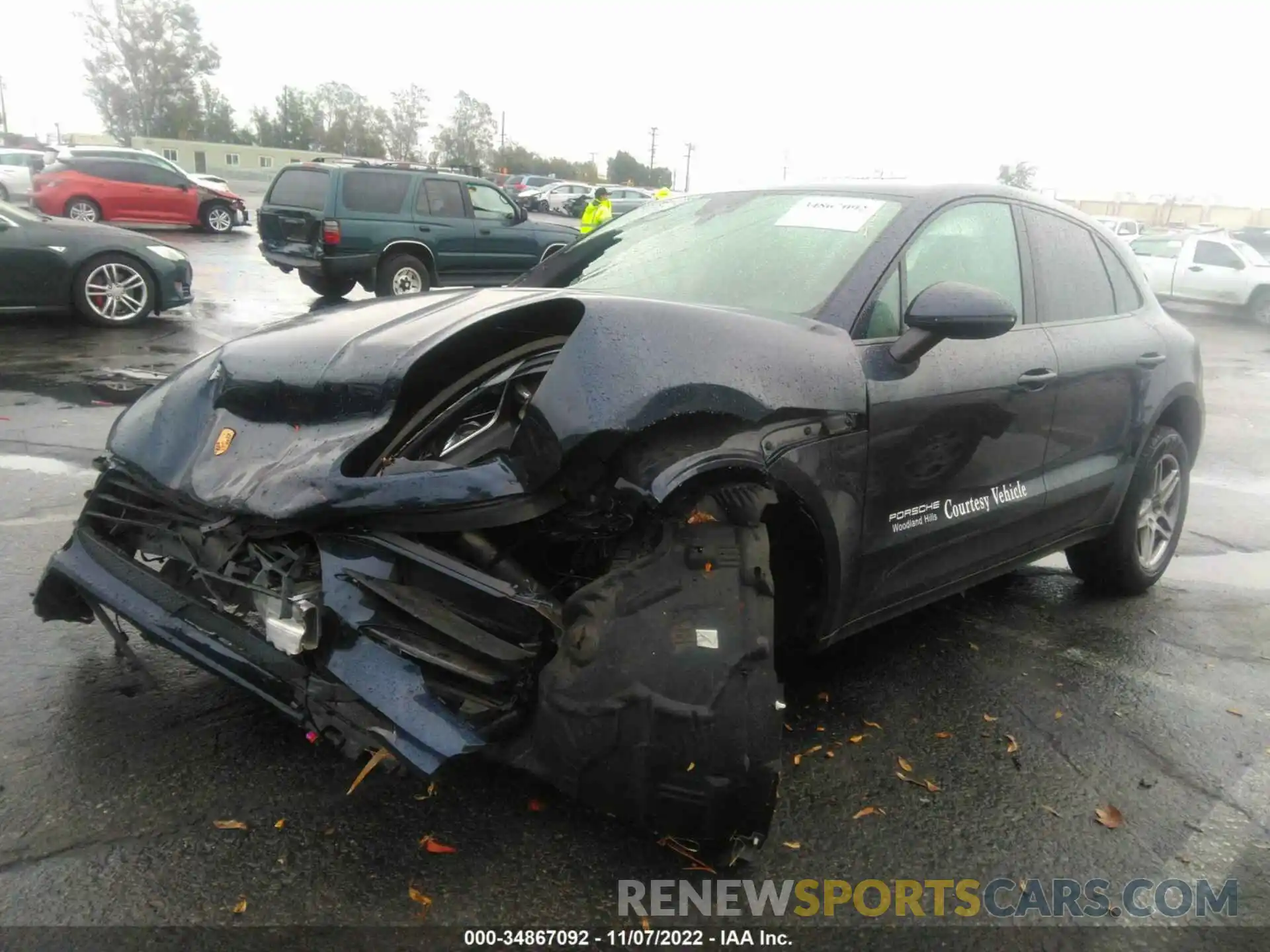 2 Photograph of a damaged car WP1AA2A50MLB06118 PORSCHE MACAN 2021