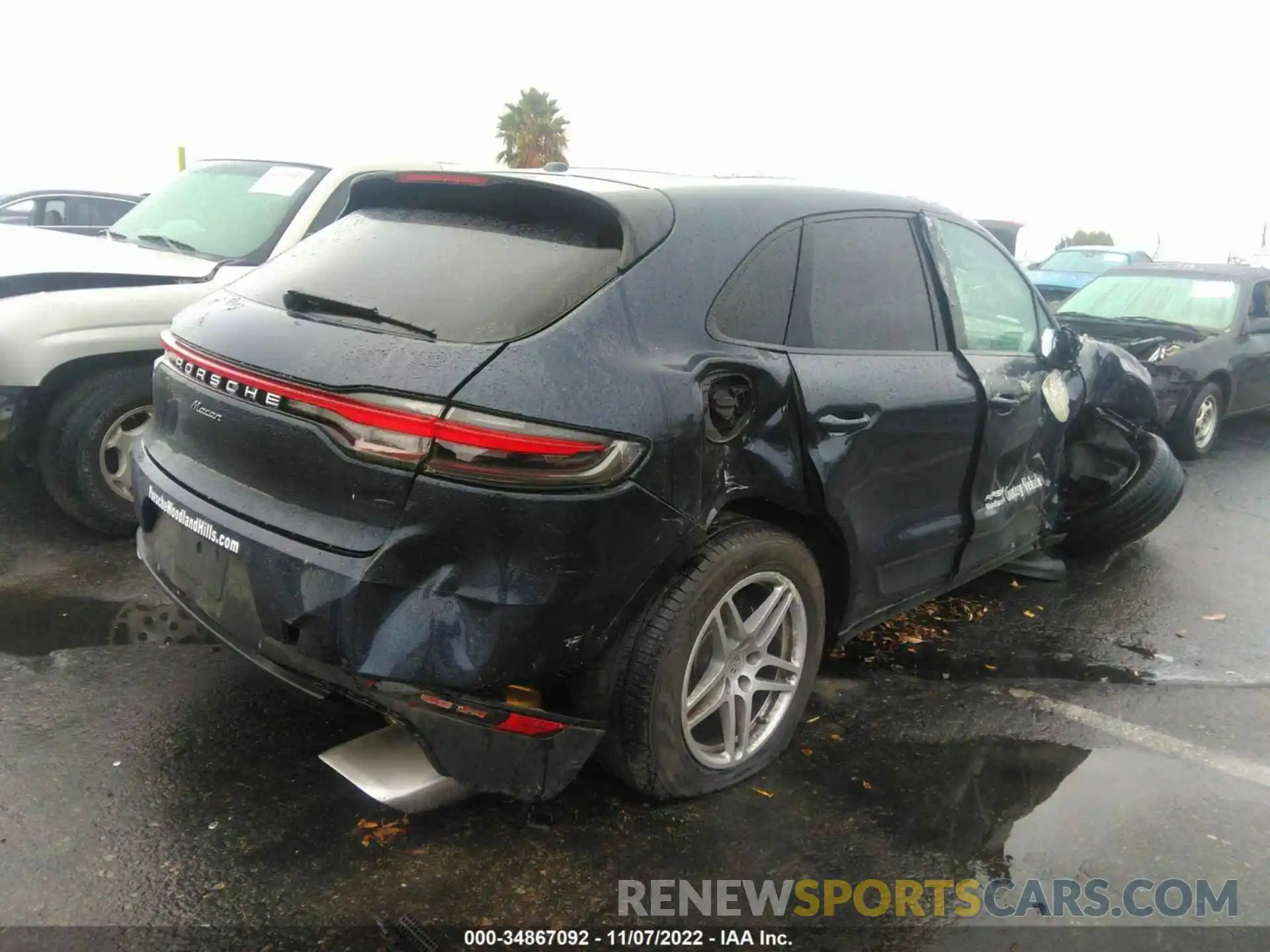 4 Photograph of a damaged car WP1AA2A50MLB06118 PORSCHE MACAN 2021