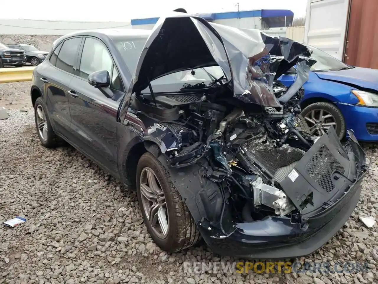 1 Photograph of a damaged car WP1AA2A50MLB06961 PORSCHE MACAN 2021