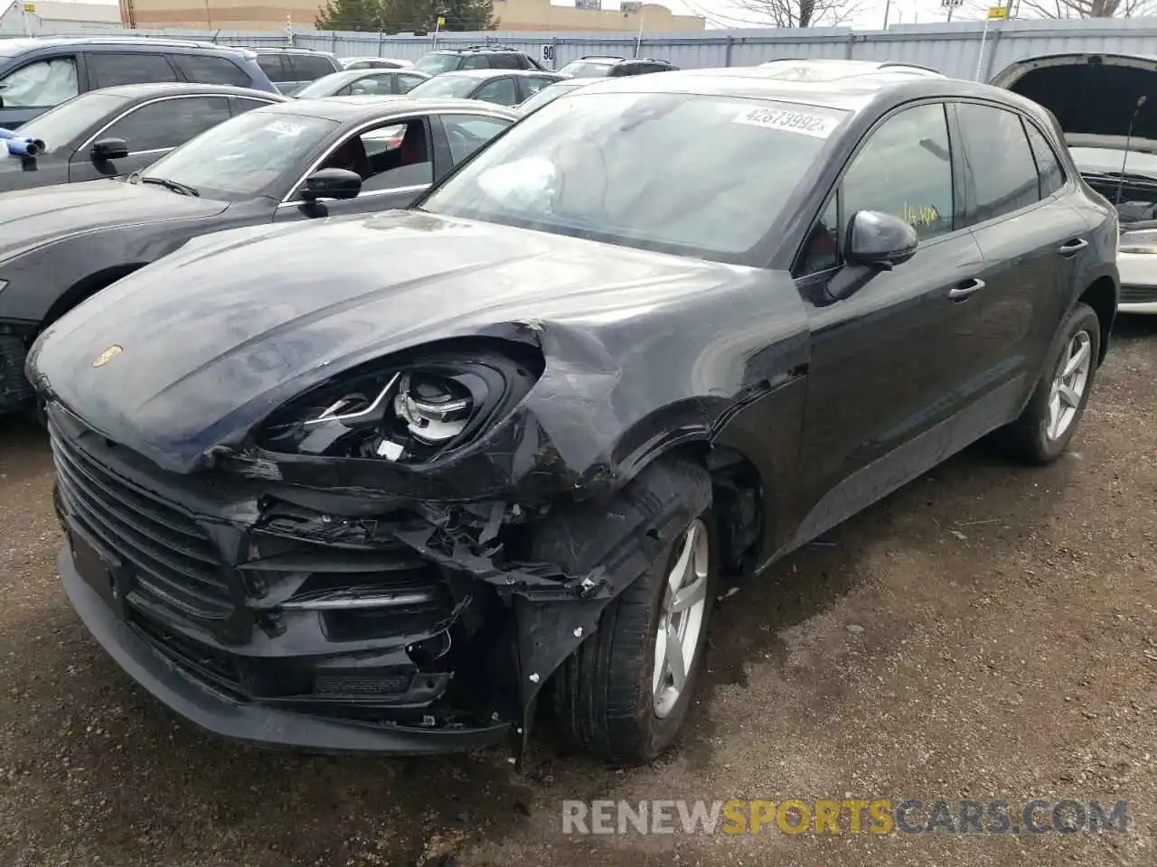 2 Photograph of a damaged car WP1AA2A50MLB11903 PORSCHE MACAN 2021